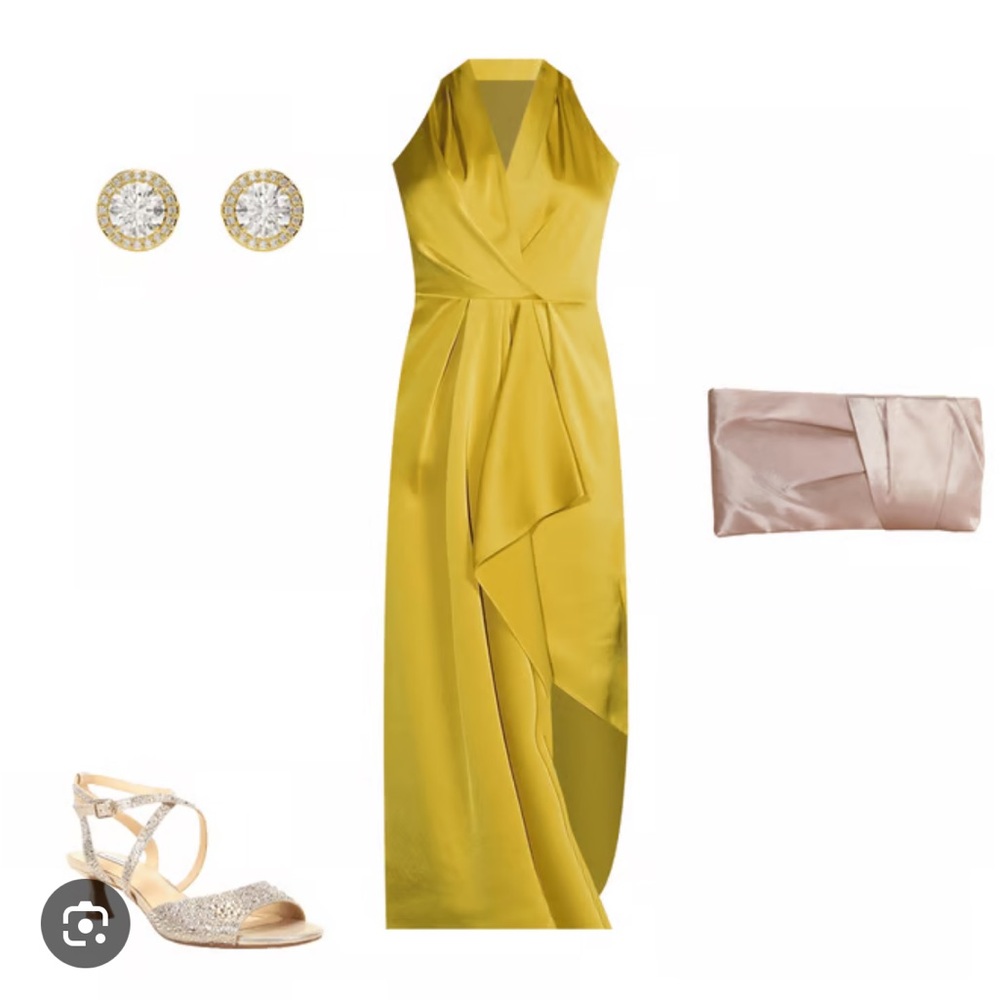 Alex Marie Green Sheath Cocktail Dress
